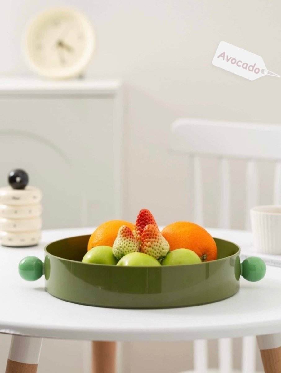 Jelly Bean Fruit Tray, Whimsical Dopamine Decorative Tray - Zoanne