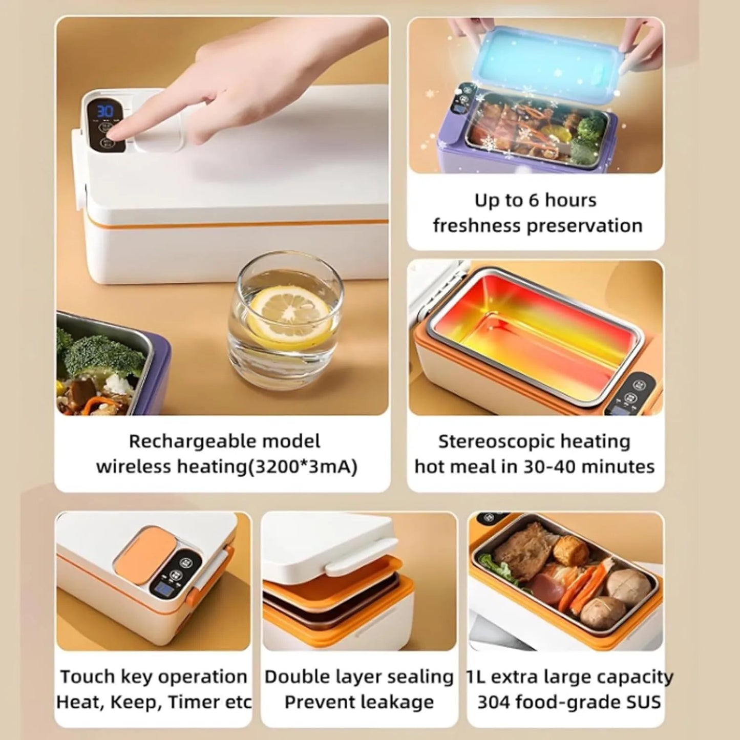 Portable Lunch Box Insulator