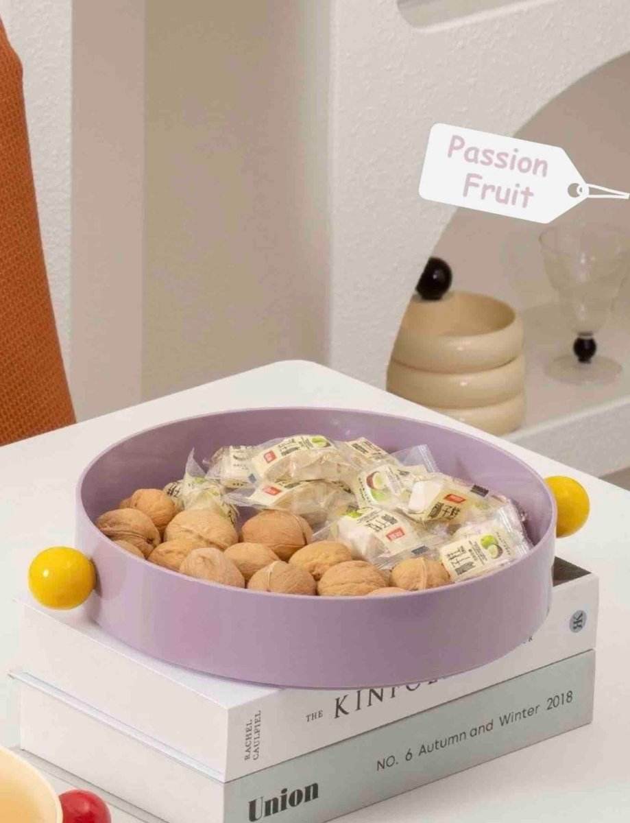 Jelly Bean Fruit Tray, Whimsical Dopamine Decorative Tray - Zoanne
