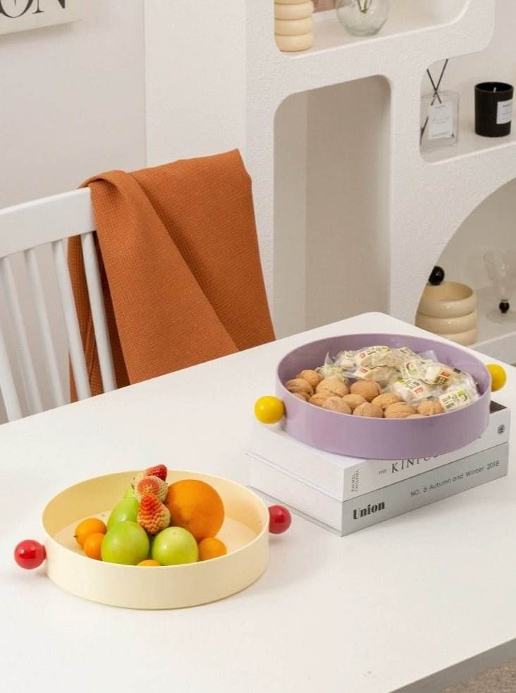 Jelly Bean Fruit Tray, Whimsical Dopamine Decorative Tray - Zoanne