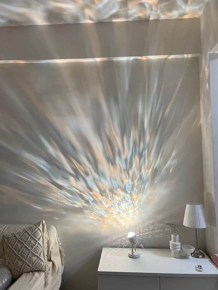 Ripple Projector Decorative Table Lamp - Creative Modern Ambient Night Light - Zoanne